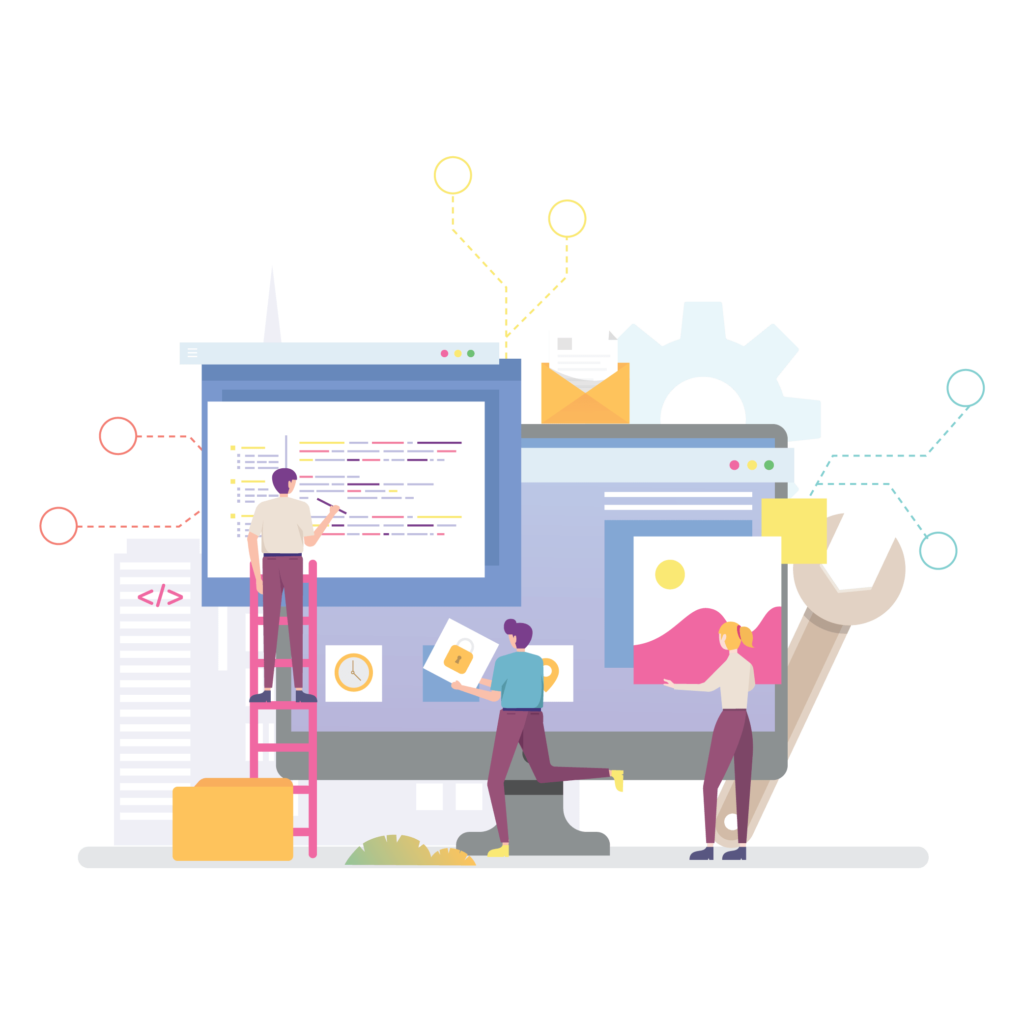 Build a better future with website & app from us - Blue Frogs